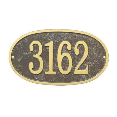Oval House Numbers Plaque FEO1 - image 4