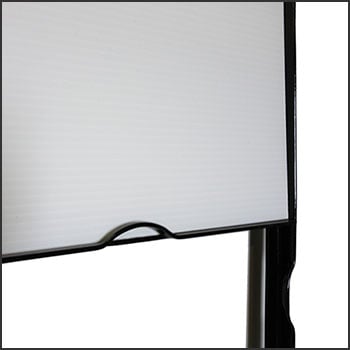 Econo 36  wide x 24  tall Angle Iron Real Estate Sign Frames with single rider SD-HR3624SI-A-S - image 2