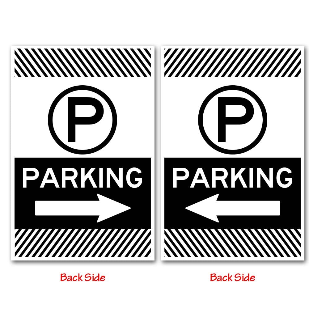 Black Signicade Deluxe with two Directional Parking v002 SD-140BK-PLUS-Directional-Parking-002 - image 3