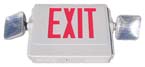 LED Exit Sign with Swivel Emergency Lighting