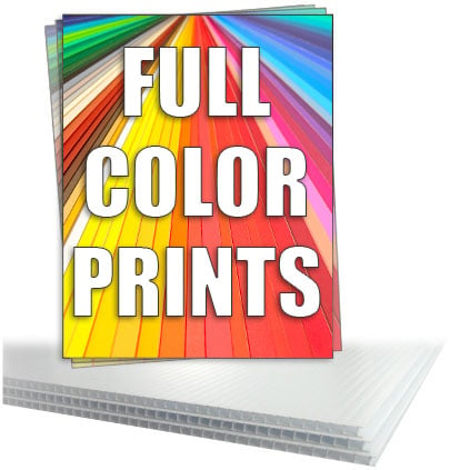 Full Color Custom 4mm Corrugated Plastic Signs - Order & Upload SD-CSTM-4MCP - image 1