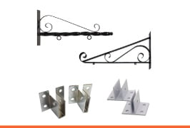 Outdoor Wall Mountable Sign Holders, Frames & Brackets