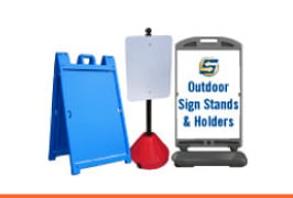 Outdoor Sign Stands & Holders