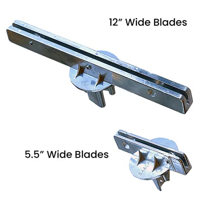 5 1/2 inch  and 12 inch  slot U-Channel Post Street Sign Bracket (perpendicular) SD-BRACKET-BA90 - image 1