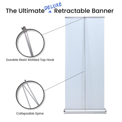 33 inch  wide luxury retractable banner stand SD-RP18-2 - image 3