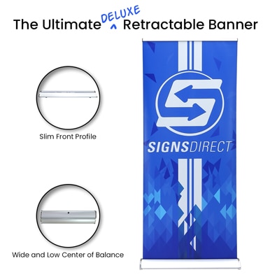 33 inch  wide luxury retractable banner stand SD-RP18-2 - image 2