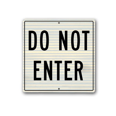 Do Not Enter (black/white) R5-1ARA16 - image 1