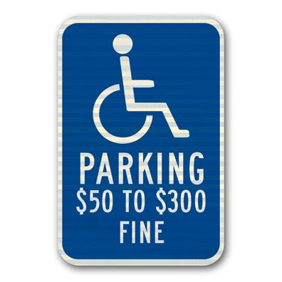 12 inch x18 inch  Missouri Handicapped Parking Sign G-300 - image 1