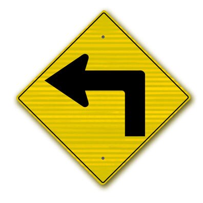 Left Turn Arrow sign W1-1LRA - image 1