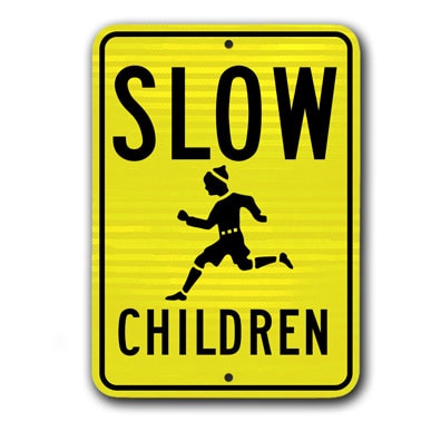 Slow - Children (Warning Sign) G-2RA9 - image 1