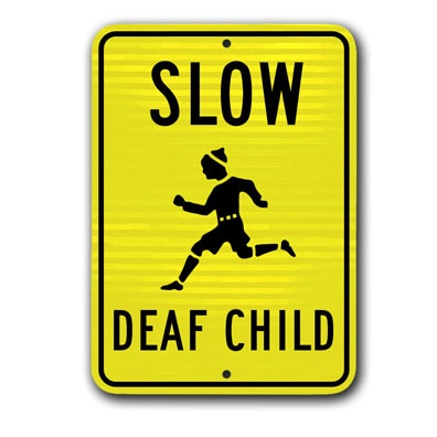 Slow - Deaf Child (Warning Sign) G-200RA9 - image 1