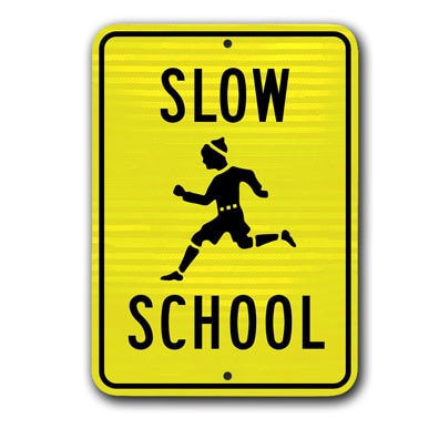 Slow - School (Warning Sign) G-1RA9 - image 1