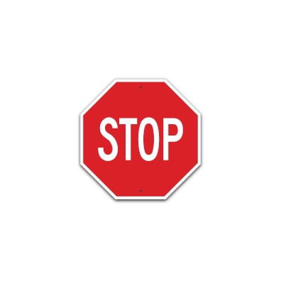 18 inch x18 inch  Stop Sign - Aluminum with EG Reflective SD-R1-1RA8 - image 1