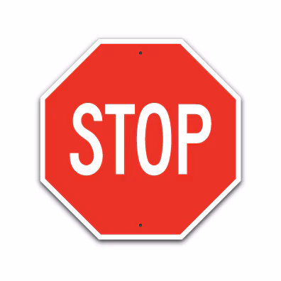 30 inch x30 inch  Stop Signs - .080 Alum. with H.I.P. Reflective sd-R1-1HIA22 - image 1