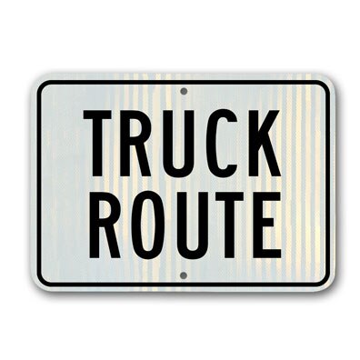 Truck Route 24 inch x18 inch R14-2RA15 - image 1