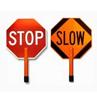 Stop/Slow Paddles