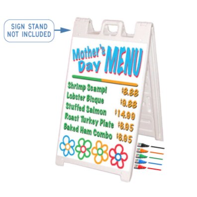 White Wet Erase Marker Board Kit 24 x36  sd-8520-kit - image 5