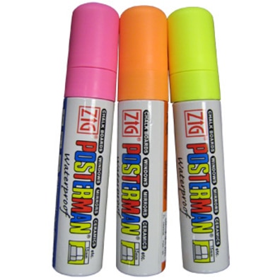 Neon colored Wo/Wo Markers WO-3-MARK-GLO - image 1